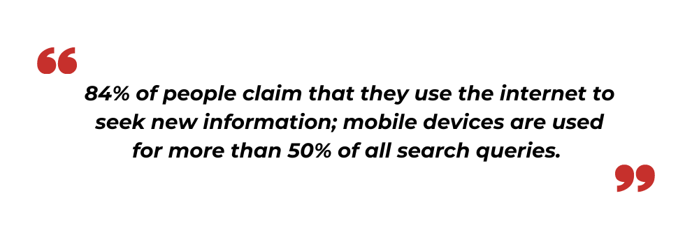 mobile search on smartphones