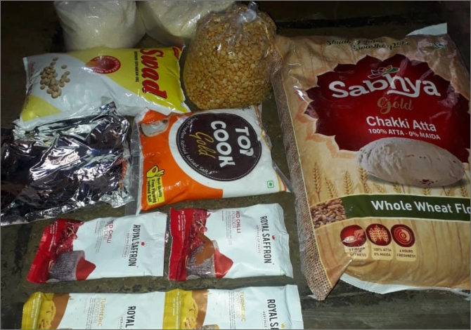 Providing over 30 ration kits daily to the needy