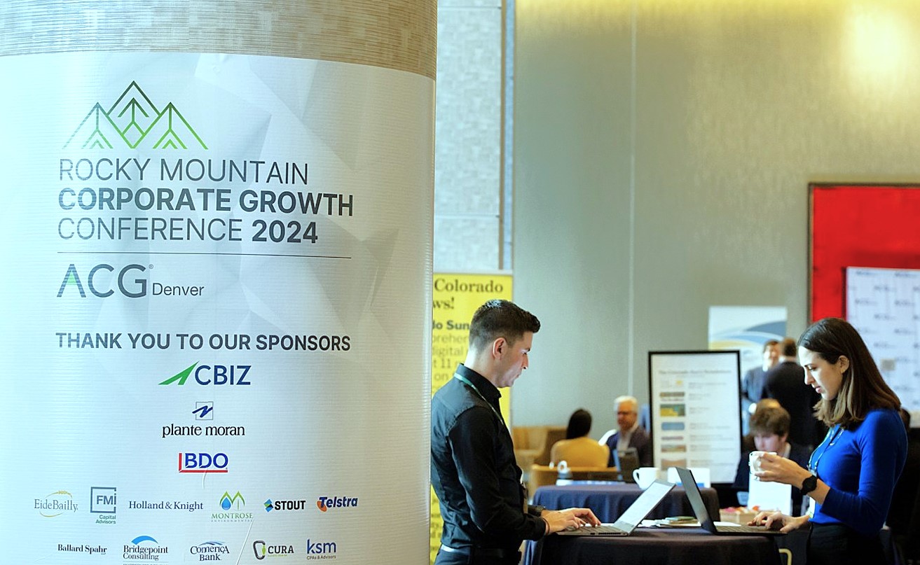 Steve Attended the ACG Denver’s Rocky Mountain Corporate Growth Conference (RMCGC) from Feb 12th to 13th, 2024